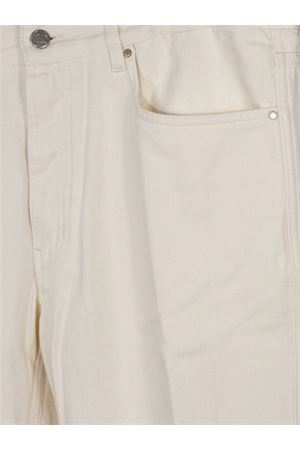 Seoul jeans in off-white cotton denim DON THE FULLER | SEOULDTF28ECM2S6031